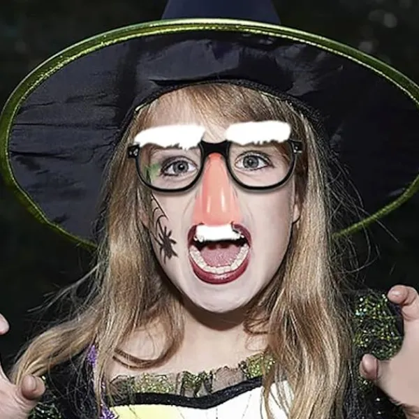 OCEAN 4 stycken stora näsor roliga glasögon Halloween glasögon stor näsa Hallow> Tillbehör