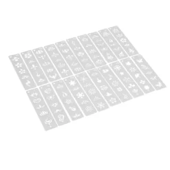 20 stycken återanvändbara DIY ansikts- och kroppsmålningsschabloner><noscript><img width=
