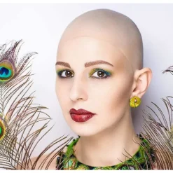 ATELA 4 stycken Vuxna tonåringar Makeup Bald Caps (2 hårmössor + 2 hårnät)> Peruker