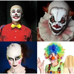 ATELA 4 stycken Vuxna tonåringar Makeup Bald Caps (2 hårmössor + 2 hårnät)><noscript><img width=