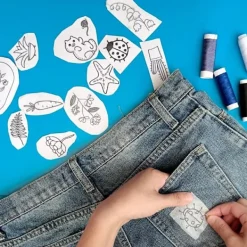 2 stygn Broderipapper Handsömnad Stabilisatorer (BT)><noscript><img width=