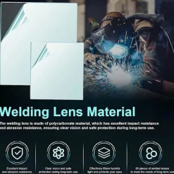 3350 Svetsmasklins för Electric Viking Svetshuv Skydd Klar Linser - KP3044-1 KP2898-1><noscript><img width=
