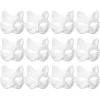 12 Tomma Masker Kattmasker Kostym Cosplay Mask Förskola Gör din egen omålade kattmask> Masker