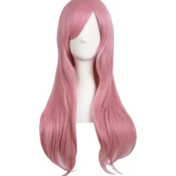 28 tum/70 cm Kvinnor Sido Lugg Långt Lockigt Hår Cosplay Peruk för kvinnor flicka 28"> Peruker