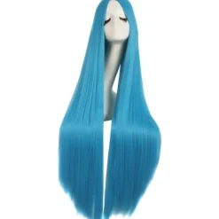 40 tum/100 cm Mode Rak Naturlig Lång Anime Kostym Peruk> Peruker