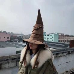 400 x 380 mm Harry Potter Magisk Talande Hatt Beige> Huvudbonader