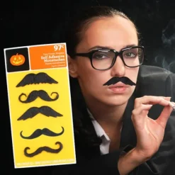 FMYSJ 3 x 5 st Falska Skägg Realistiska Snygga Dekorativa Lättanvända Luktfria Självhäftande Nyhet Lätt att Ta Bort (FMY)> Tillbehör