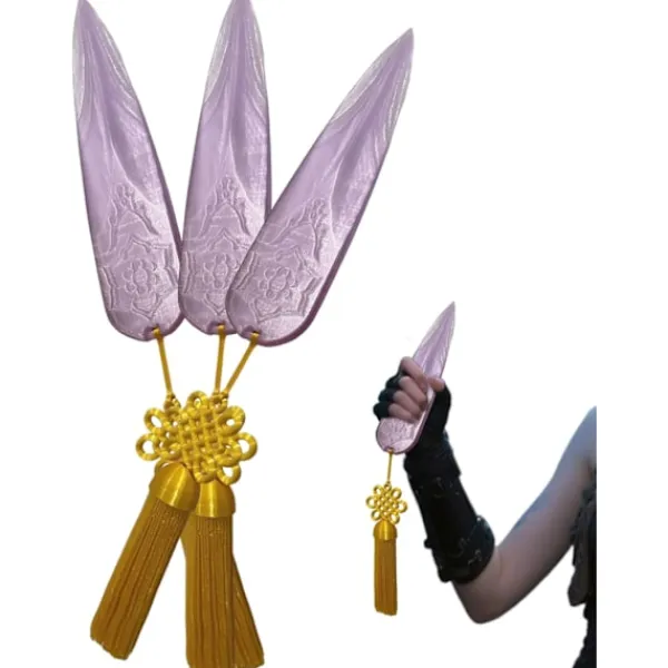 3 Zo-ey's K/Pop Demon Hunter Vapen, K/Pop Demon Hunter Svärd, Rollspelsfilmrekvisita, Halloweenkostymtillbehör, Filmsamlarobjekt{ROG}> Tillbehör