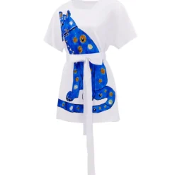 ABBA Agnetha Fältskog Kostym Blå Outfit för Halloweenfest Retro Klänning M 160cm[JUN]> Dräkter