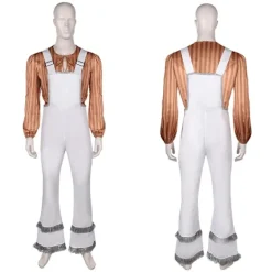 ABBA Kostym Cosplay Utklädnad ABBA Tjej Anni Agnetha Benny Bjorn Cosplay 70-tal Kvinnor Män Vintage Skjorta Halloween Karneval Dräkt M M Agnetha><noscript><img width=