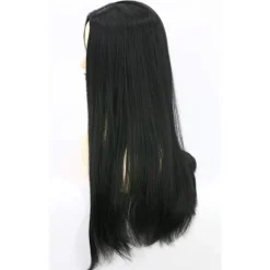 Adams Mamma Cosplay Peruk Dam Lång Svart Rak Peruk Halloween><noscript><img width=