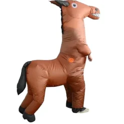 Aktiv skrattande häst uppblåsbar dräkt personlig utklädningskläder för vuxna kvinnor män[YDE]><noscript><img width=