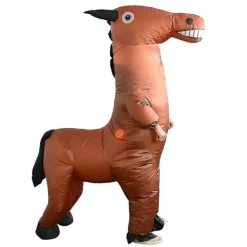 Aktiv skrattande häst uppblåsbar dräkt personlig utklädningskläder för vuxna kvinnor män[YDE]><noscript><img width=