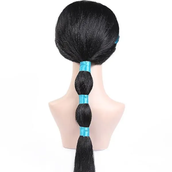 Aladdin anime-karaktär Prinsessan Jasmine cosplay peruklampa> Peruker