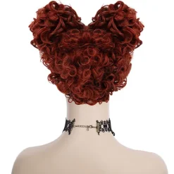 Alice i Sömlandet, peruk till maskeradfest, röd kort r><noscript><img width=