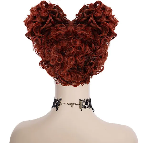 Alice i Sömlandet, peruk till maskeradfest, röd kort r> Peruker