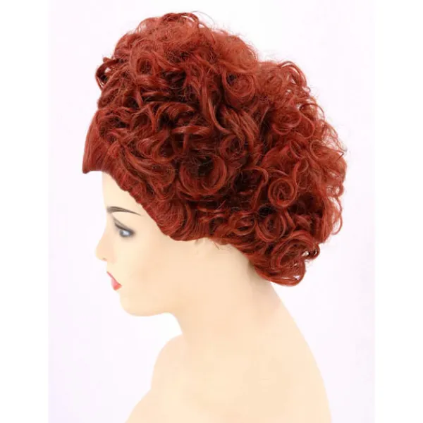 Alice i Sömlandet, peruk till maskeradfest, röd kort r> Peruker