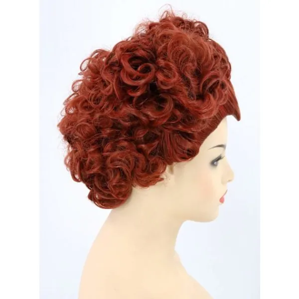 Alice i Sömlandet, peruk till maskeradfest, röd kort r> Peruker