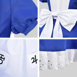 KOOLYOU Alice Madness Returns Cosplay-kostym Halloween Maid-klänningar Förklädesklänning för kvinnor anime Flickor karnevalsklänning fest M black><noscript><img width=