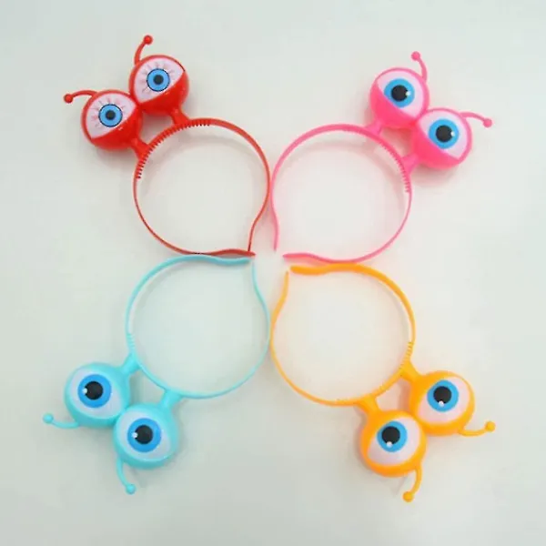 2023-alien Eyes Pannband Lyser upp Glödande Rolig Eyeball Hår Hoop Huvudbonad För nyår Kostymfest (slumpmässig färg)2st)> Huvudbonader