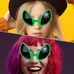 Alien Glasögon Nyhet Alien Glasögon Alien Tema Fest Favor Rolig Alien Kostym Prop> Tillbehör