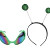 Alien Kostym Tillbehör Alien Glasögon Plast Marshuvudband för Halloween 2PCS> Tillbehör