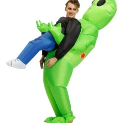 Alien Kostym Uppblåsbar Dräkt Alien Kostym Uppblåsbar Dräkt Vuxen> Dräkter