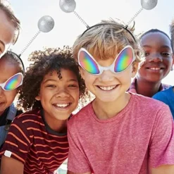 Mwin Alien Party Glasögon 5-Pack Alien Glasögon Fest Glasögon Halloween><noscript><img width=