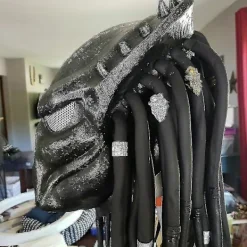 FMYSJ Alien Vs. Predator Cosplay Mask Predator Latex Mask Halloween Kostymrekvisita (FMY)><noscript><img width=