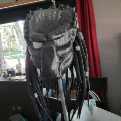FMYSJ Alien Vs. Predator Cosplay Mask Predator Latex Mask Halloween Kostymrekvisita (FMY)><noscript><img width=