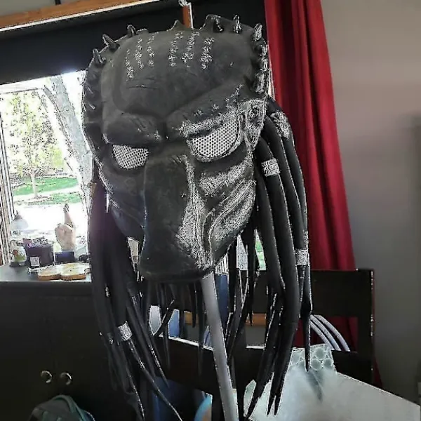 FMYSJ Alien Vs. Predator Cosplay Mask Predator Latex Mask Halloween Kostymrekvisita (FMY)> Masker