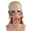 Alien vs Predator-mask med dreadlocks-hår Airsoft-hjälm skräck> Masker