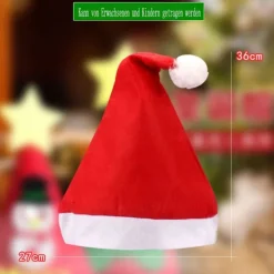 Alsino Jultomteluva Röd Filt Vuxna med Bobble 32 Pack av 1 - 5000> Huvudbonader