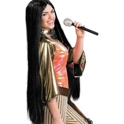 Amscan 70-tals Disco Turn Back Time Syntetisk Fiberperuk En Storlek Mu One Size> Peruker