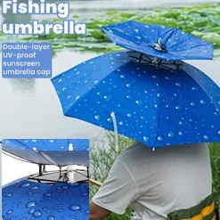 Andningsbara Fiske Parasollhattar Vikbara Solskydd Anti Uv Solskydd Vattentät Markis för Utomhusaktiviteter><noscript><img width=