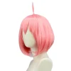 Ania peruk cos peruk Ania Fujie kort hår simulering rosa hårbotten cosp> Peruker
