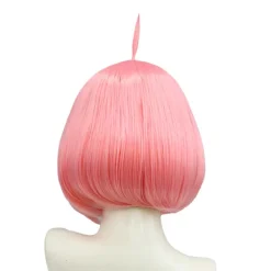 Ania peruk cos peruk Ania Fujie kort hår simulering rosa hårbotten cosp><noscript><img width=