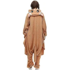 Animal Vuxen Kigurumi Flygande Quirrell Oneie Party Halloween Mu Pyjama Coplay Chipmunk Kotymer Ytterkläder Jumpuit L - Perfekt><noscript><img width=