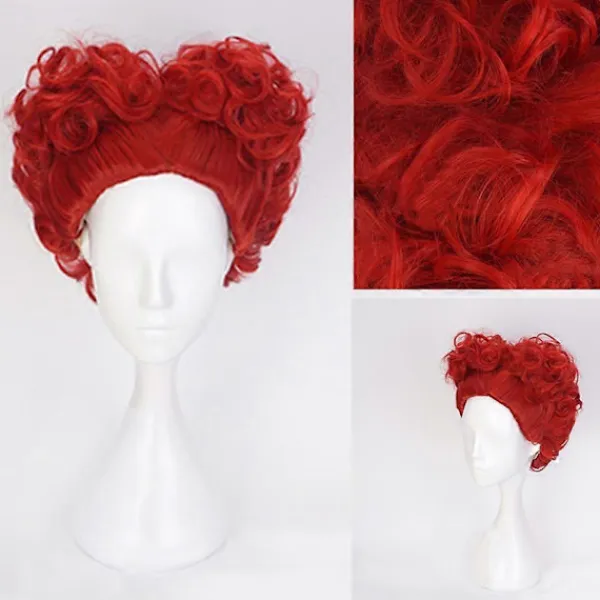 Anime Alice i Underlandet Hjärterdam Cosplay Peruk Peruker Hårnät> Peruker