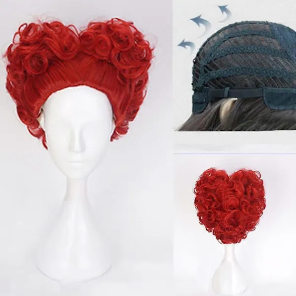 Anime Alice i Underlandet Hjärterdam Cosplay Peruk Peruker Hårnät> Peruker