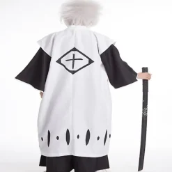 Blueday Anime Bleach Tohiro Hitugaya Touhirou Aizen ouuke Kyoraku hunui Coplay Cotume Death Divii 10th Captain Die Pa Kimono D_ia Only cotume> Dräkter