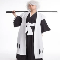 Blueday Anime Bleach Tohiro Hitugaya Touhirou Aizen ouuke Kyoraku hunui Coplay Cotume Death Divii 10th Captain Die Pa Kimono D_ia Only cotume><noscript><img width=