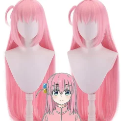 FMYSJ Anime Bocchi The Rock Cosplay Gotou Hitori Cosplay Peruk 70cm Långa Cosplay Peruker (FMY)> Peruker