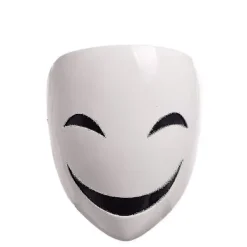 Anime Bullet Kagetane Hiruko Mask Cosplay Kostym Prop Halloween Mask Vit> Masker