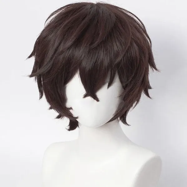 Anime Bungo Stray Dogs Dazai Osamu Cosplay Peruk - Perfekt> Peruker