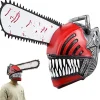 Anime Chainsaw Man Cosplay Skräck Latex Mask Halloween Blodig Pochita Denji Läskig Hjälm Huvudbonad Maskeradfest Kostymrekvisita> Masker