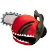 Anime Chainsaw Man Hatt Rolig Plysch Huvudbonad Mjuk Plysch Mask Kostym Halloween Party Cosplay Rekvisita För Vuxna fp> Huvudbonader
