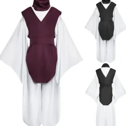 KOOLYOU Anime Choso Cosplay Kostym Kaisen Topp+Väst+Byxor Svart Brun Uniform Outfit För Kvinnor Män Bror Halloween Karneval Fest Sui L red> Dräkter