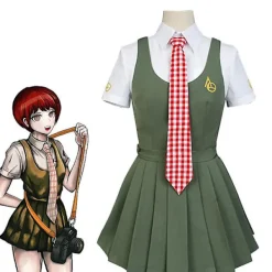 LAIQIANKUI Anime Cosplay Kostymer Danganronpa Koizumi Mahiru Cosplay Kostymer Jap XXL> Dräkter