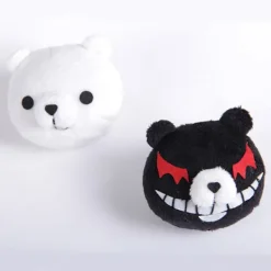 Anime Danganronpa Enoshima Junko Cosplay Peruk Rosa Lång Vågig Med Hästsvansklämma Vita Svarta Björn Hårnålar Flickpresent Peruk och håraccessoarer Wig and hearwear One Size | Fyndiq> Peruker